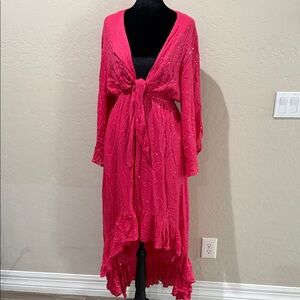Asymmetrical Pink Dress